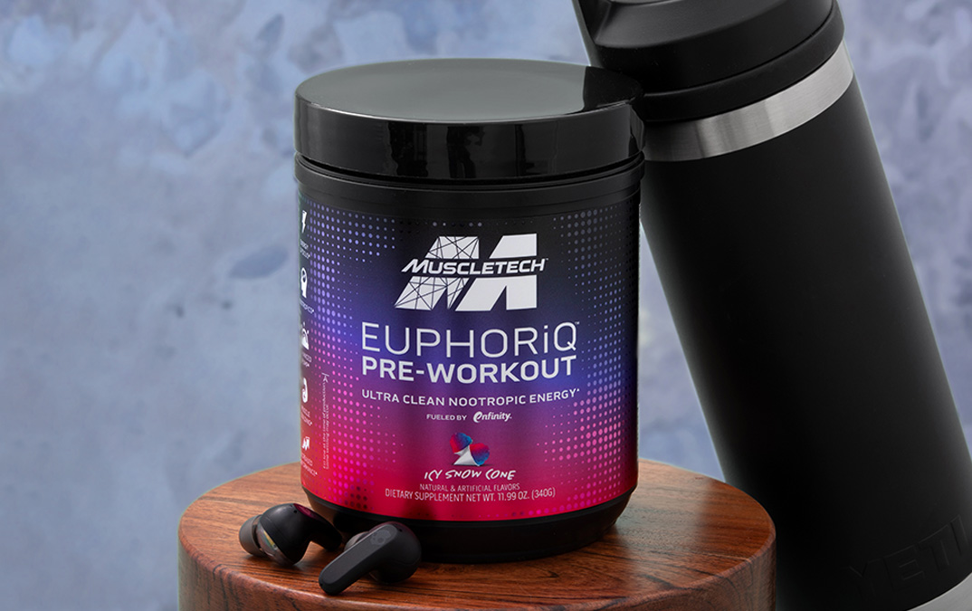 MuscleTech EuphoriQ: The Perfect Afternoon Pre-Workout with enfinity®